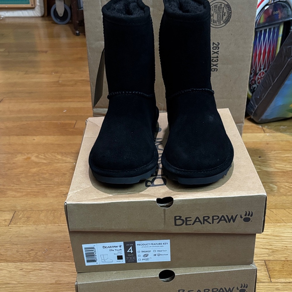 BearPaw Ellie Black Boots